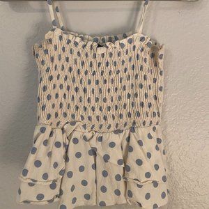 Zara Polka Dot Tank Top